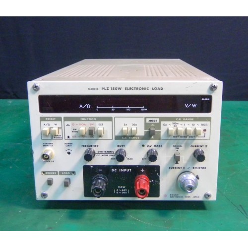 KIKUSUI　PLZ　150W　ELECTRONIC LOAD Kikusui PLZ164W Multifunctional DC Electronic Load (1.5-150V, 33A